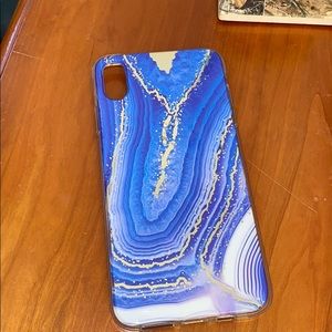 IPHONE XS MAX BLUE AGATE CASE